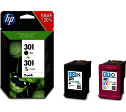HP  301 Black & Tri-colour Ink Cartridges - Twin Pack